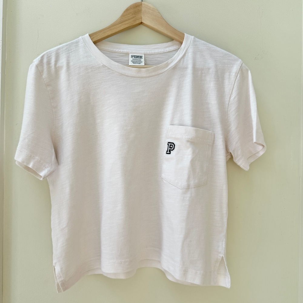 PINK Victoria's Secret Cream Tee